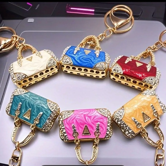 Bag Charm/Keyring NIP Six colors to choose from. NWT - Picture 3 of 3